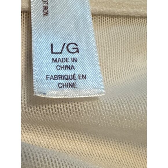 Women's Gilligan & O'Malley White Push Up Lace Bra Size Large Tiny Flaw - Picture 8 of 15